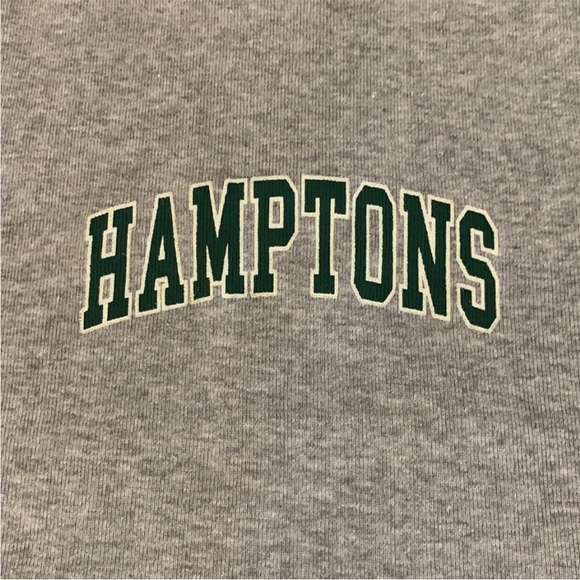📌 NWT Brandy Melville Exclusive Hampton Logo T-Shirt - Picture 2 of 3